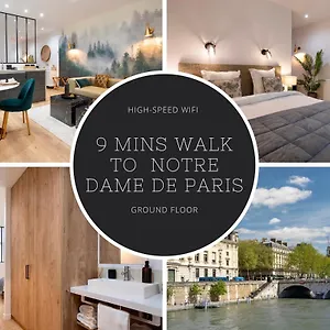 Cosy A 9 Min A Pied De La Cathedrale Notre Dame Parijs